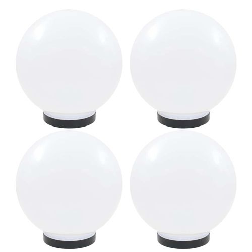Градински сфери за LED лампи, 4 бр, 25 см, PMMA