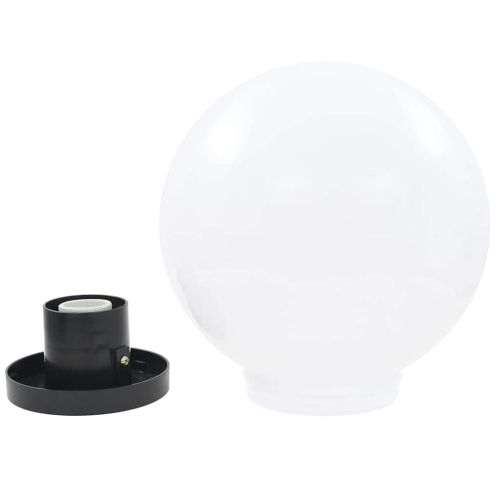 Градински сфери за LED лампи, 4 бр, 25 см, PMMA