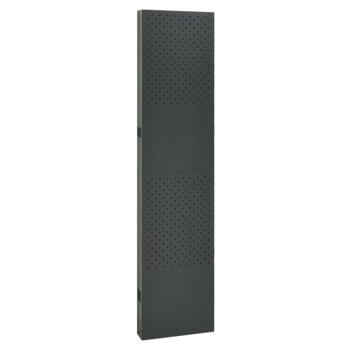 5-панелни паравани за стая, 2 бр, антрацит, 200x180 см, стомана