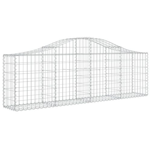 Габионни кошници арка 4 бр 200x30x60/80 см поцинковано желязо
