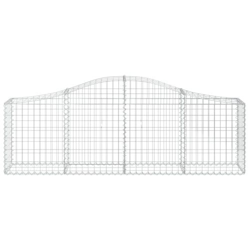 Габионни кошници арка 4 бр 200x30x60/80 см поцинковано желязо