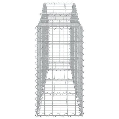 Габионни кошници арка 4 бр 200x30x60/80 см поцинковано желязо