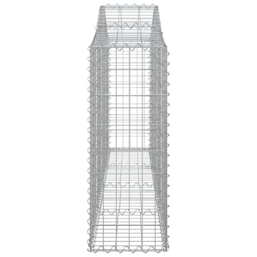 Габионни кошници арка 9 бр 200x30x80/100 см поцинковано желязо