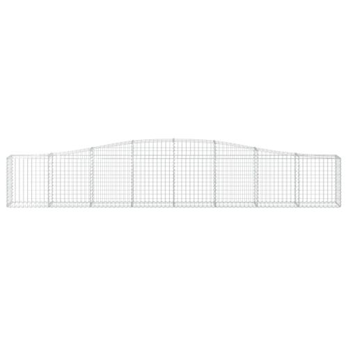 Габионни кошници арка 4 бр 400x30x60/80 см поцинковано желязо
