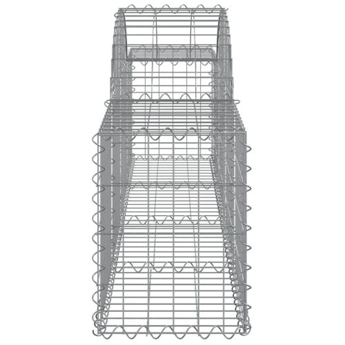 Габионни кошници арка 3 бр 200x30x40/60 см поцинковано желязо