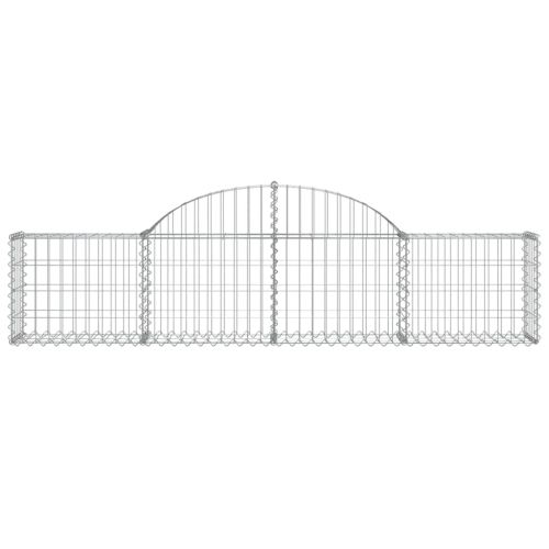 Габионни кошници арка 12 бр 200x30x40/60 см поцинковано желязо