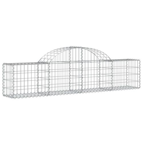 Габионни кошници арка 15 бр 200x30x40/60 см поцинковано желязо