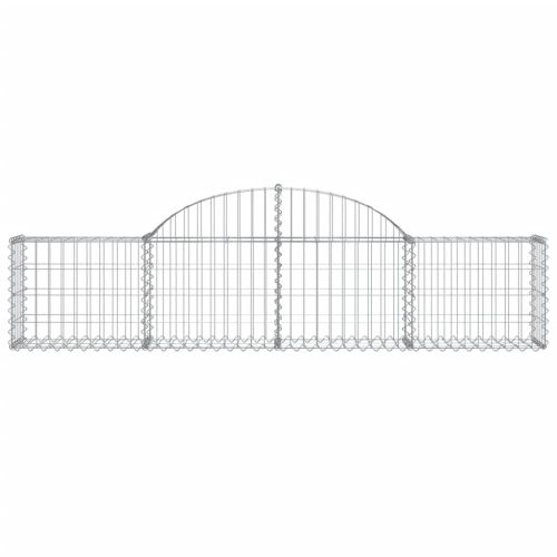 Габионни кошници арка 15 бр 200x30x40/60 см поцинковано желязо