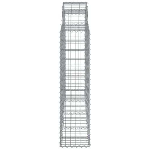 Габионни кошници арка 9 бр 200x30x120/140 см поцинковано желязо