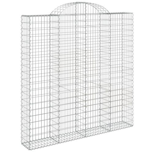 Габионни кошници арка 3 бр 200x30x200/220 см поцинковано желязо