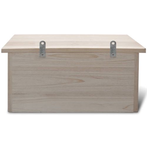 Къщички за врабчета 2 бр дърво 44x15,5x21,5 см