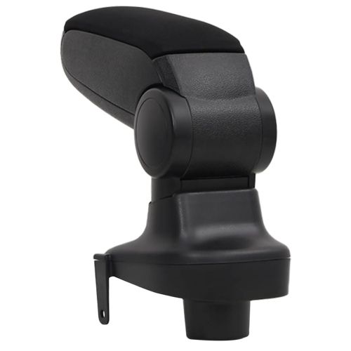 Подлакътник за кола черен 15x35x(30-47) см ABS