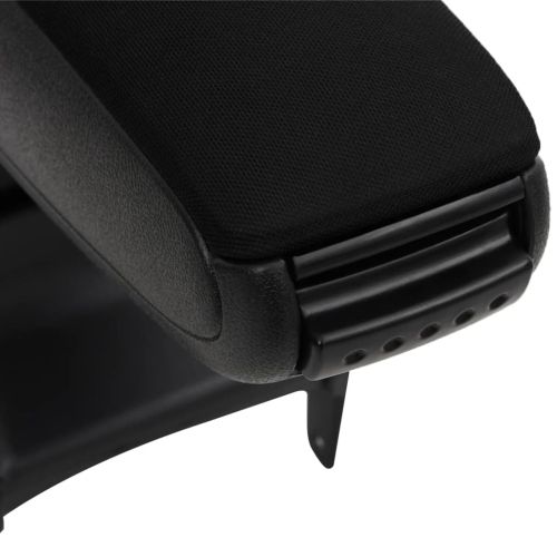Подлакътник за кола черен 15x35x(30-47) см ABS