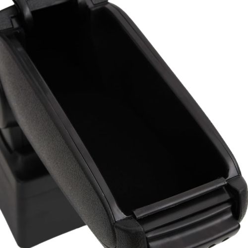 Подлакътник за кола черен 12x34x(35-47) см ABS