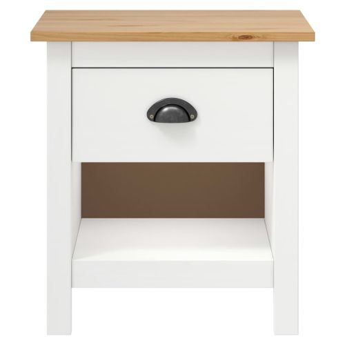Нощни шкафчета 2 бр Hill 46x35x49,5 см борово дърво масив