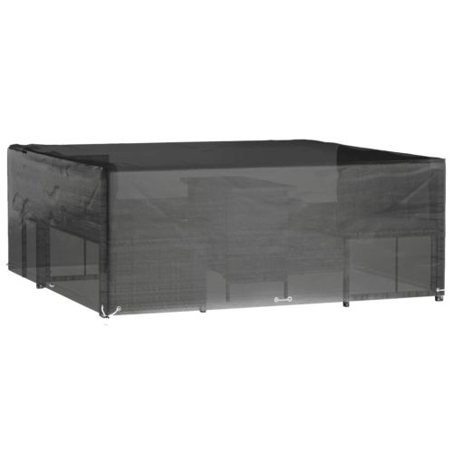 Покривало за градински мебели 16 капси 250x250x90 см квадратно