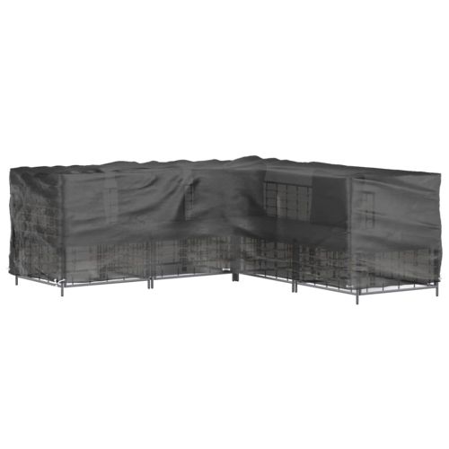 Покривало за ъглови градински мебели 20 капси 300x300x70 см