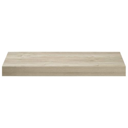 Окачен стенен рафт, дъб, 50x23,5x3,8 см, МДФ