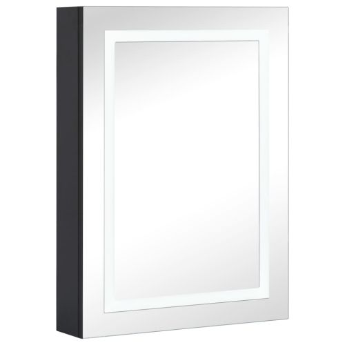 LED шкаф с огледало за баня, 50x13x70 см