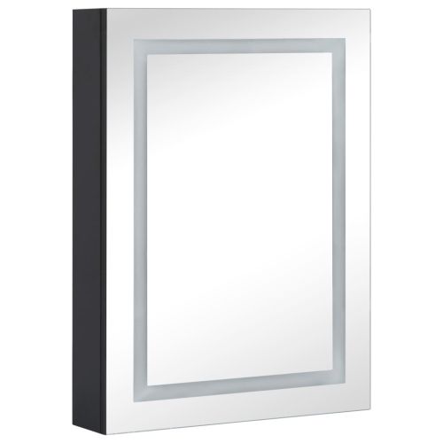 LED шкаф с огледало за баня, 50x13x70 см