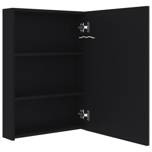 LED шкаф с огледало за баня, 50x13x70 см