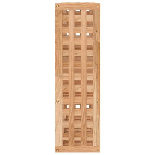 Стенен рафт 49x15x49 см орехово дърво масив