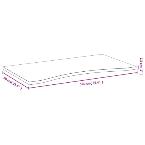 Плот за бюро 100x60x2,5 см бамбук