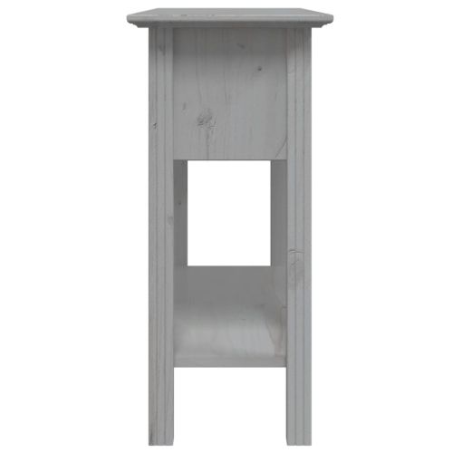 Конзолна маса BODO сива 91x35x74 см бор масив