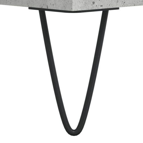 Бюфет бетонно сив 57x35x70 см инженерно дърво