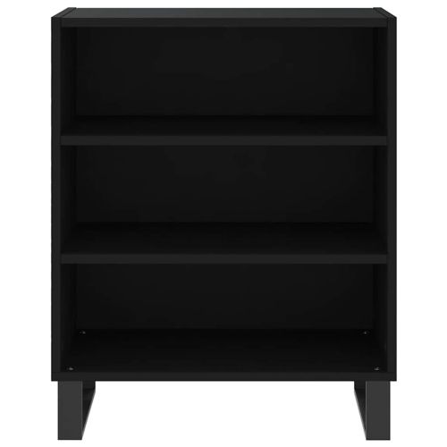 Бюфет черен 57x35x70 см инженерно дърво