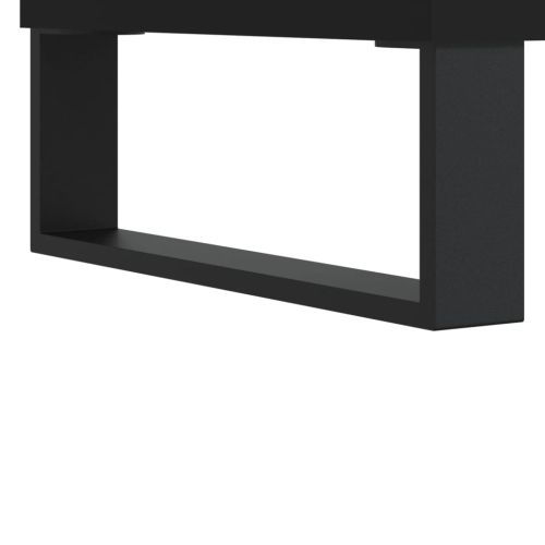Бюфет черен 57x35x70 см инженерно дърво