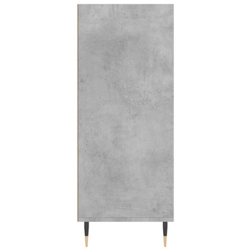 Висок шкаф, бетонно сив, 57x35x90 см, инженерно дърво