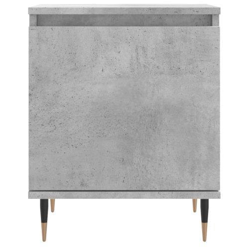 Нощни шкафчета 2 бр бетонно сиво 40x30x50 см инженерно дърво