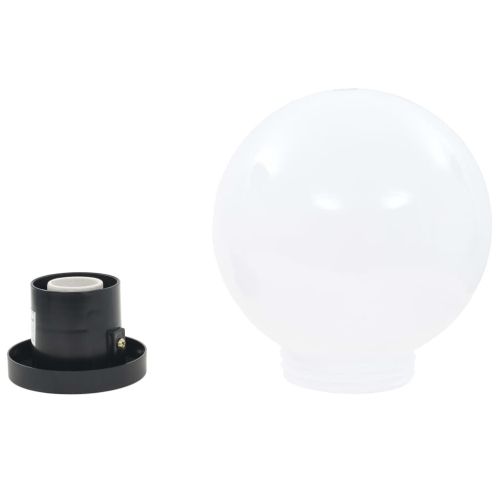 Градински сфери за LED лампи, 2 бр, 20 см, PMMA