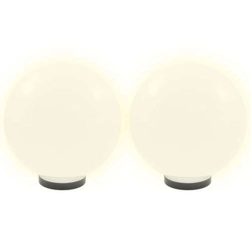 Градински сфери за LED лампи, 2 бр, 30 см, PMMA