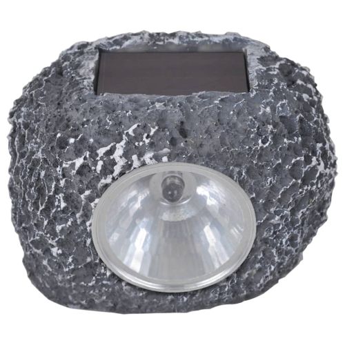 Соларни LED лампи с форма на камъни 12 бр