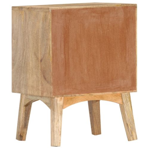 Нощно шкафче, 40x35x55 см, мангово дърво масив