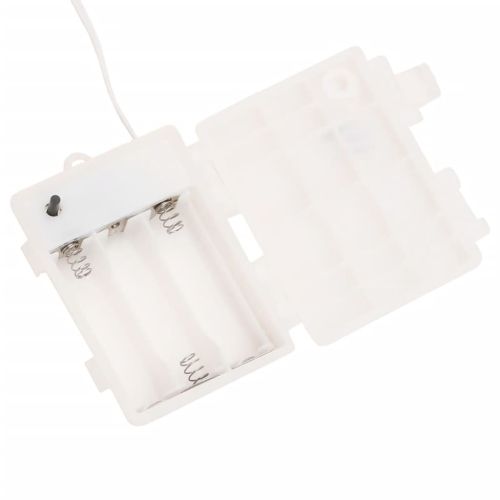 Коледни лампи с LED, 3 бр, сгъваеми, червени