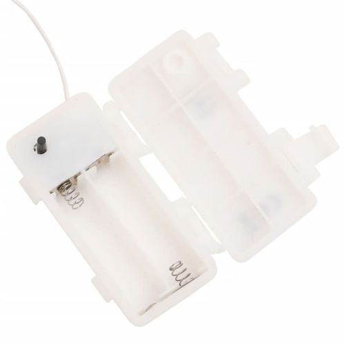 Коледни лампи с LED, 3 бр, сгъваеми, червени