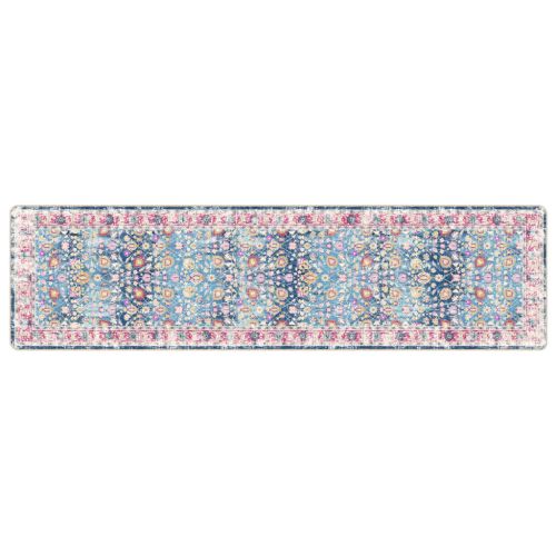Перящ се килим многоцветен 80x300 см