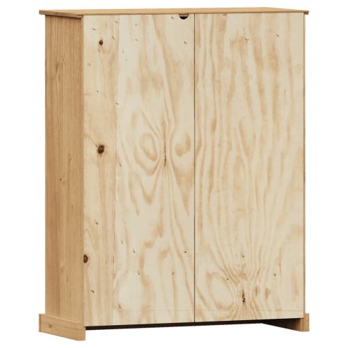 Етажерка за книги VIGO 90x35x114,5 см бор масив