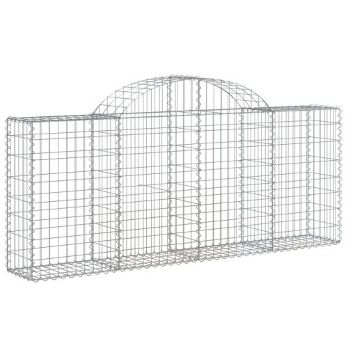 Габионни кошници арка 10 бр 200x30x80/100 см поцинковано желязо