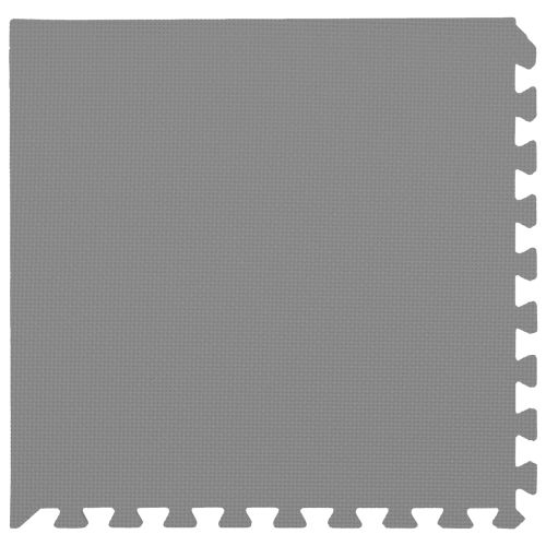 Мат за под басейн 24 pcs Сиво 8,64 m² EVA Пяна
