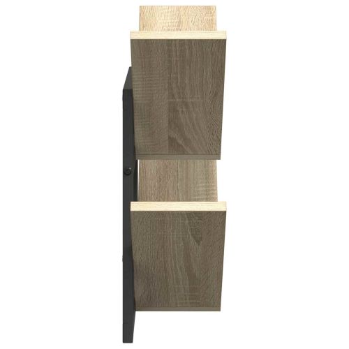 Плаваща стена 2 pcs Дъб сонома 43 x 15 x 47 см