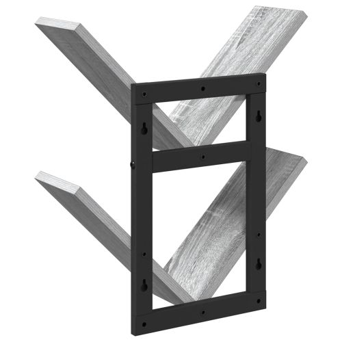 Плаваща стена Сив Сонома 43 x 15 x 47 см Инженерна дървесина
