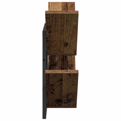 Плаваща стена 2 pcs Старо дърво 43 x 15 x 47 см