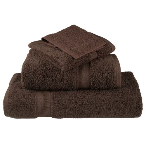 Премиум кърпи за ръце SOLUND 10 бр кафяви 50x100 см 600 gsm