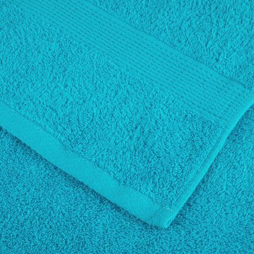 Премиум кърпи за сауна SOLUND 10 бр тюркоаз 80x200 см 600 gsm
