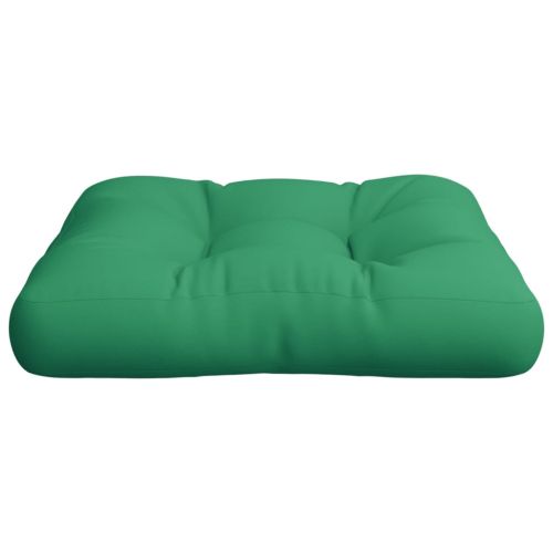 Палетна възглавница зелена 58x58x10 см плат