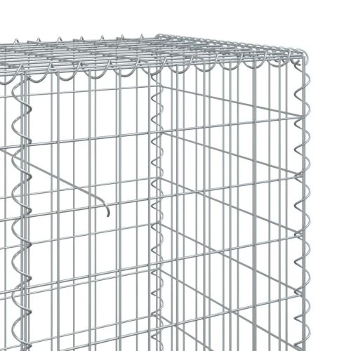 Габионна кошница с покритие, 1200x50x100 см, поцинковано желязо